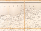 Carte des Etapes de la Province d'Alger, publiée par le Dépôt de la Guerre. 1861 Revue en 1865. ERHARD