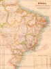 Brésil. Carte Politique et Economique [ Commerce International en 1906 et 1907 ] . Mission Brésilienne d'Expansion Economique