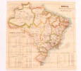 Brésil. Carte Politique et Economique [ Commerce International en 1906 et 1907 ] . Mission Brésilienne d'Expansion Economique