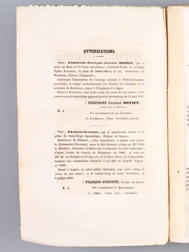 Petit Cérémonial Paroissial selon le rite romain, publié d'après l'ordre du Concile de Périgueux (1856) et du Concile d'Agen (1859) [ Edition ...