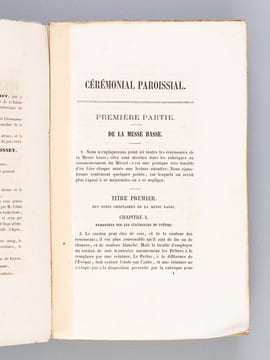 Petit Cérémonial Paroissial selon le rite romain, publié d'après l'ordre du Concile de Périgueux (1856) et du Concile d'Agen (1859) [ Edition ...