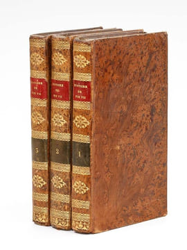 Histoire du Pape Pie VII (3 Tomes - Complet). ARTAUD, Chevalier