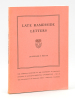 Late Ramesside Letters. WENTE, Edward F.