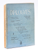 Dialogues. Publications de la Faculté des Lettres d'Istanbul, Institut de Philologie Française et Romane (Tomes 1, 2 et 3) [ Edition originale ] ...
