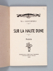 Sur la Haute Dune. Poésies [ Edition originale ]. CALIOT-BONNAT, M.-L.