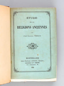 Etude sur les Religions anciennes [ Edition originale ]
