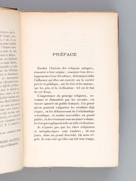 Etude sur les Religions anciennes [ Edition originale ]. THERON, Abbé Emmanuel
