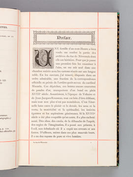 Un Grand Seigneur au XVIIIe siècle. Le Duc de Nivernais d'après sa correspondance inédite avec les principaux personnages de son temps.. BLAMPIGNON, ...