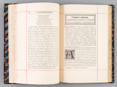 Un Grand Seigneur au XVIIIe siècle. Le Duc de Nivernais d'après sa correspondance inédite avec les principaux personnages de son temps.. BLAMPIGNON, ...