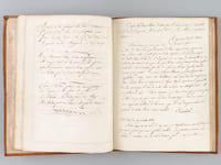 [ Manuscrit : ] Recueil de Chansons, Romances, etc.  - A Madame De Solages à Vannes
