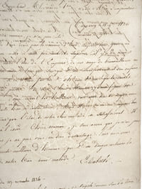 [ Manuscrit : ] Recueil de Chansons, Romances, etc.  - A Madame De Solages à Vannes