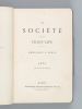 La Société et le High-Life. Adresses à Paris. 1881 (Deuxième année). Collectif
