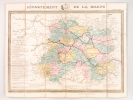 Département de la Marne [ Carte ]. DONNET, Alexis ; GRANGEZ, Ernest
