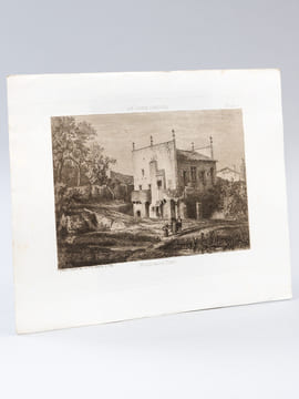 Moulin Neuf à Espiet [ Eau-forte originale extraite de la Guienne Militaire, Planche 31 ]. DROUYN, Léo
