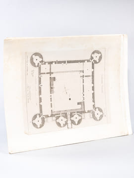 Villandraut [ 4 Eaux-fortes originales extraites de la Guienne Militaire, Planches 15, 17, 18 et 19 ]. DROUYN, Léo