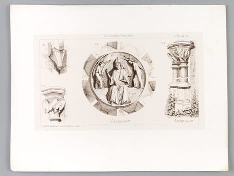 Villandraut [ 4 Eaux-fortes originales extraites de la Guienne Militaire, Planches 15, 17, 18 et 19 ]. DROUYN, Léo