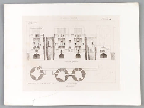 Villandraut [ 4 Eaux-fortes originales extraites de la Guienne Militaire, Planches 15, 17, 18 et 19 ]. DROUYN, Léo
