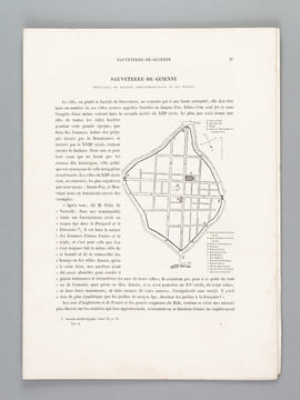 La Guienne Anglaise [ La Guienne Militaire ] Prospectus [ On joint : ] 9 couvertures de livraisons, Introduction, 31 feuillets de texte et 2 planches ...