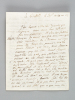 3 lettres autographes signés, daté de l'an 13 (de La Clotte, et d'Estaffort [ Astaffort ]). ROQUEVERT, M. de