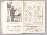 Almanach de l'Action Française (Lot de 6 Almanachs : n° 1 : 1909 ; 2 : 1910 ; 3 : 1911 ; 4 : 1912 ; 6 : 1914 ; 7 : 1917)