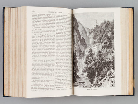 Itinéraire de la Suisse, du Mont-Blanc, de la Vallée de Chamonix et des Vallées du Piémont. JOANNE, Adolphe