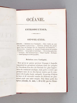 Histoire de l'Océanie depuis son origine jusqu'en 1845. HENRICY, Casimir