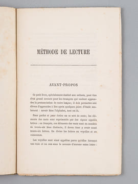 Méthode de lecture avec prononciation figurée [ Edition originale ] [ On joint les épreuves corrigées ] . BALLU, Victor
