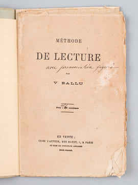 Méthode de lecture avec prononciation figurée [ Edition originale ] [ On joint les épreuves corrigées ] . BALLU, Victor