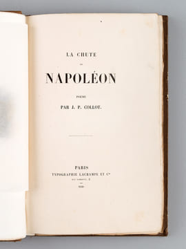 [ Recueil de Spécimens et brochures ] La Touraine ancienne et moderne, par Stanislas Bellanger [ Spécimen ] [ Suivi de : ]  La Chute de Napoléon. ...