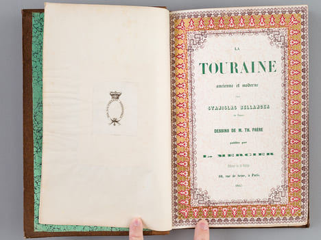 [ Recueil de Spécimens et brochures ] La Touraine ancienne et moderne, par Stanislas Bellanger [ Spécimen ] [ Suivi de : ]  La Chute de Napoléon. ...