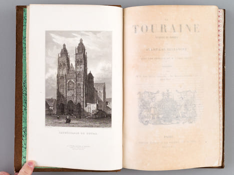 [ Recueil de Spécimens et brochures ] La Touraine ancienne et moderne, par Stanislas Bellanger [ Spécimen ] [ Suivi de : ]  La Chute de Napoléon. ...