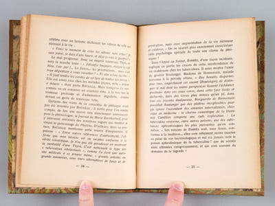 La Psychologie du Tuberculeux dans la littérature contemporaine. Essai de critique médico-littéraire [ Edition originale ]