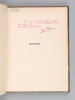 Oeuvres. Poèmes 1910-1930 [ Edition originale - Livre dédicacé par l'auteur ]. PINGUET, Auguste