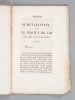 Opinion de M. de Lafayette, Député de la Sarthe, sur le Projet de Loi relatif aux Elections. Séance du 27 mai 1820 [ Edition originale ]. LAFAYETTE, ...