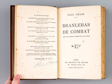 Branlebas de Combat [ Edition originale - Livre dédicacé par l'auteur ]. CHACK, Paul