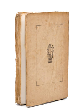 Feuillets d'Album. Mélanges et Poésies légères, avec douze airs notés et accompagnement pour guitare et piano [ Edition originale ]. BOUILHET, Adolphe