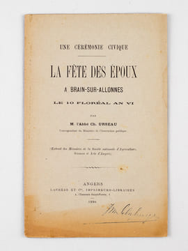 [ Lot de 6 titres ] Chronique d'une Petite Paroisse au XVIIIe siècle. Le Registre de Sainte-Catherine de Brézé 1720-1751 [ On joint : ] Les ...