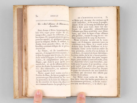 Abrégé de l'Histoire Sainte à l'usage des Elèves de l'Ecole Militaire. Collectif