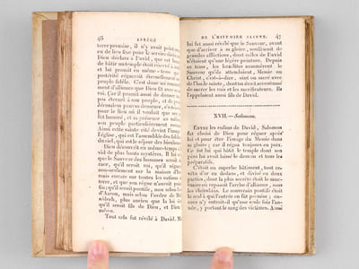 Abrégé de l'Histoire Sainte à l'usage des Elèves de l'Ecole Militaire