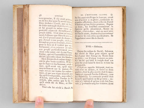 Abrégé de l'Histoire Sainte à l'usage des Elèves de l'Ecole Militaire. Collectif