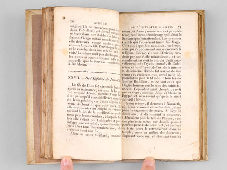 Abrégé de l'Histoire Sainte à l'usage des Elèves de l'Ecole Militaire. Collectif