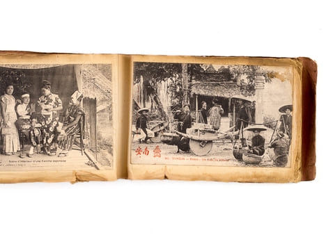 Album de cartes Postales Indochine (vers 1907-1909) [ Plus de 125 CP - Contient notamment : ] : n° 169 : Tonkin ; 651 : Tonkin ; 3500 : Annam ; 102 : ...
