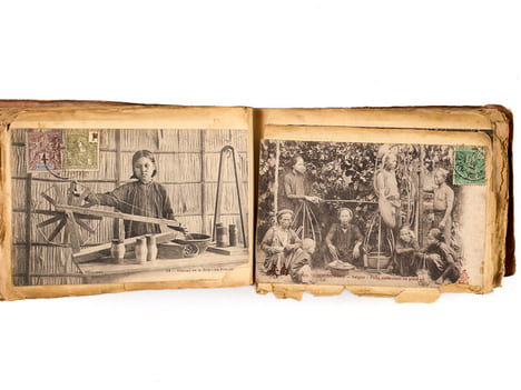 Album de cartes Postales Indochine (vers 1907-1909) [ Plus de 125 CP - Contient notamment : ] : n° 169 : Tonkin ; 651 : Tonkin ; 3500 : Annam ; 102 : ...