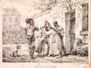 La Vie d'un Soldat. Départ du jeune Grivet pour l'Armée (1794). VERNET, Horace