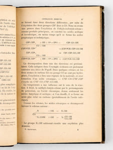 Méthodes de transformation des Combinaisons organiques [ Edition originale de la traduction ].