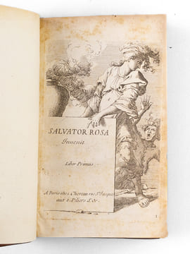 [ Recueil de planches : ]  Salvator Rosa Invenit (Liber Primus, Secundus, Tertius, Quartus) [ Relié avec : ] [ Recueil de 38 planches en couleurs : ...