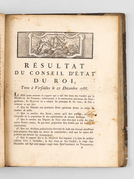 [ Recueil de 9 titres ] Discours, du Roi, de M. le Garde des Sceaux, et de M. le Directeur Général des Finances à l'Ouverture de l'Assemblée des ...