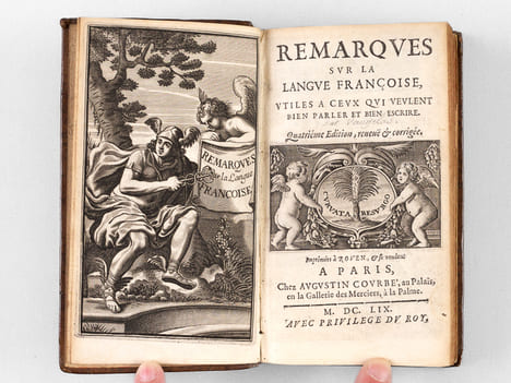 Remarques sur la Langue Françoise, utiles à ceux qui veulent bien parler et bien escrire.. ANONYME ; [ VAUGELAS, Claude FAVRE DE ]