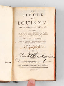 Le Siècle de Louis XIV (2 Tomes - Complet)