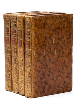 Choix de Poésies allemandes (4 Tomes - Complet). HUBER, Michael ; (Schmidt, Breitenbauch, Schlegel, Wieland, Rost, Kleist, Gessner, Hagedorn, Gellert, ...